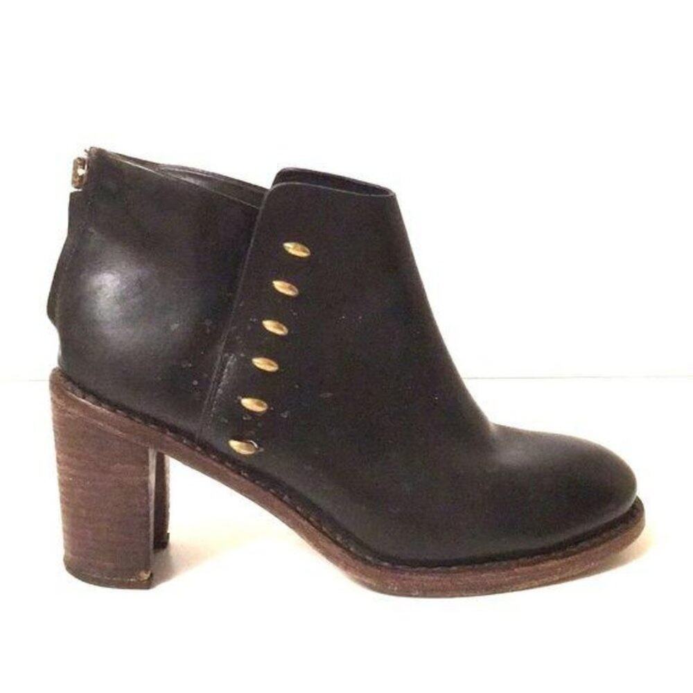 Rag & Bone Ankle boots black studded leather sz - Picture 8 of 8